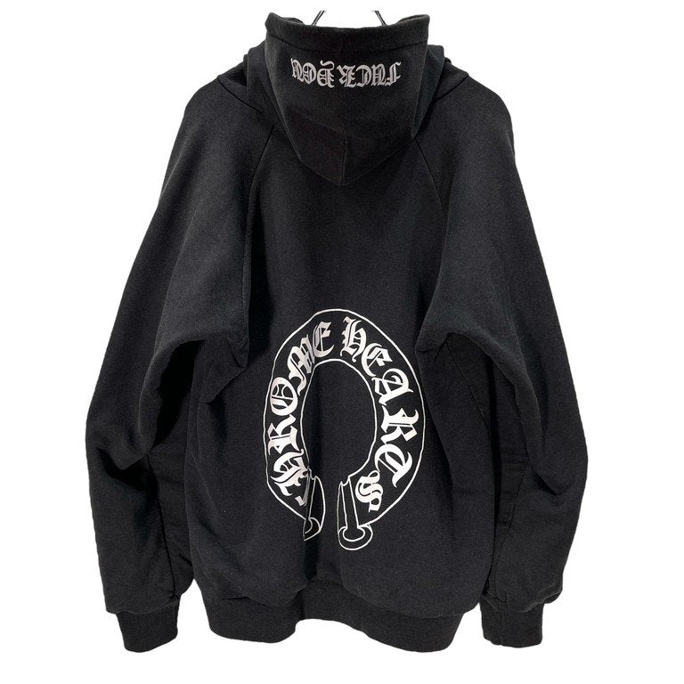 CHROME HEARTS Horseshoe Pullover FUCK YOU Hoodie ホースシュープリントサーマルプルオーバーパーカー フーディ Archive 90s トップス ロゴ クロムハーツ メンズ
