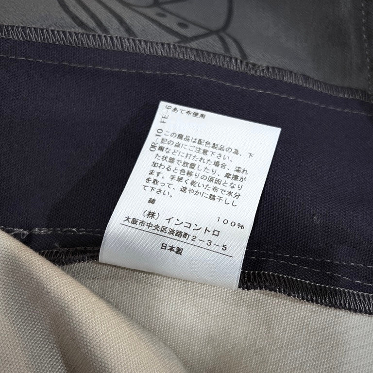 Vivienne Westwood RED LABEL 21SS ライトキャンバスオーブプリントパネル切り替えステンカラーロングコート ジャケット ブルゾン アウター シャツ トップス ヴィヴィアンウエストウッド レッドレーベル レディース