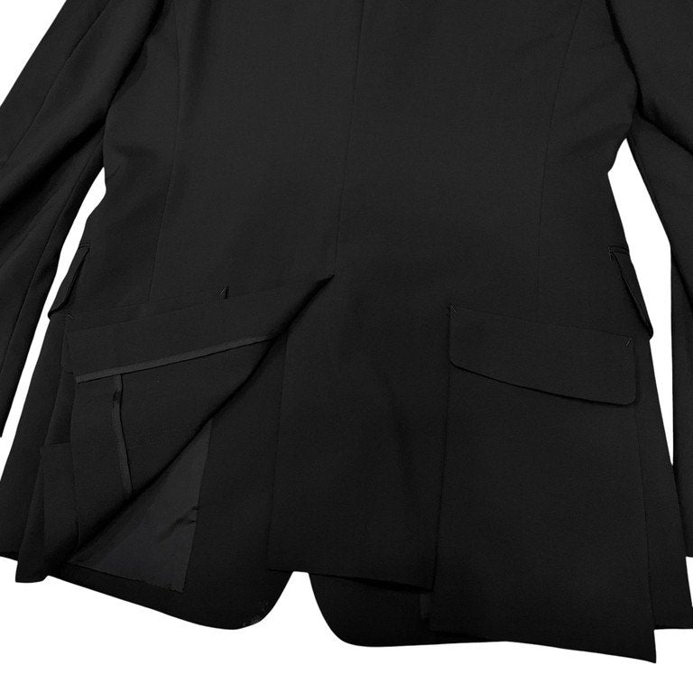 Y's for men ウールトロピカルバックポケットデザイン2Bテーラードジャケット ブレザー ブルゾン コート アウター Archive Yohji Yamamoto Pour Homme ヨウジヤマモトプールオム ワイズフォーメン メンズ