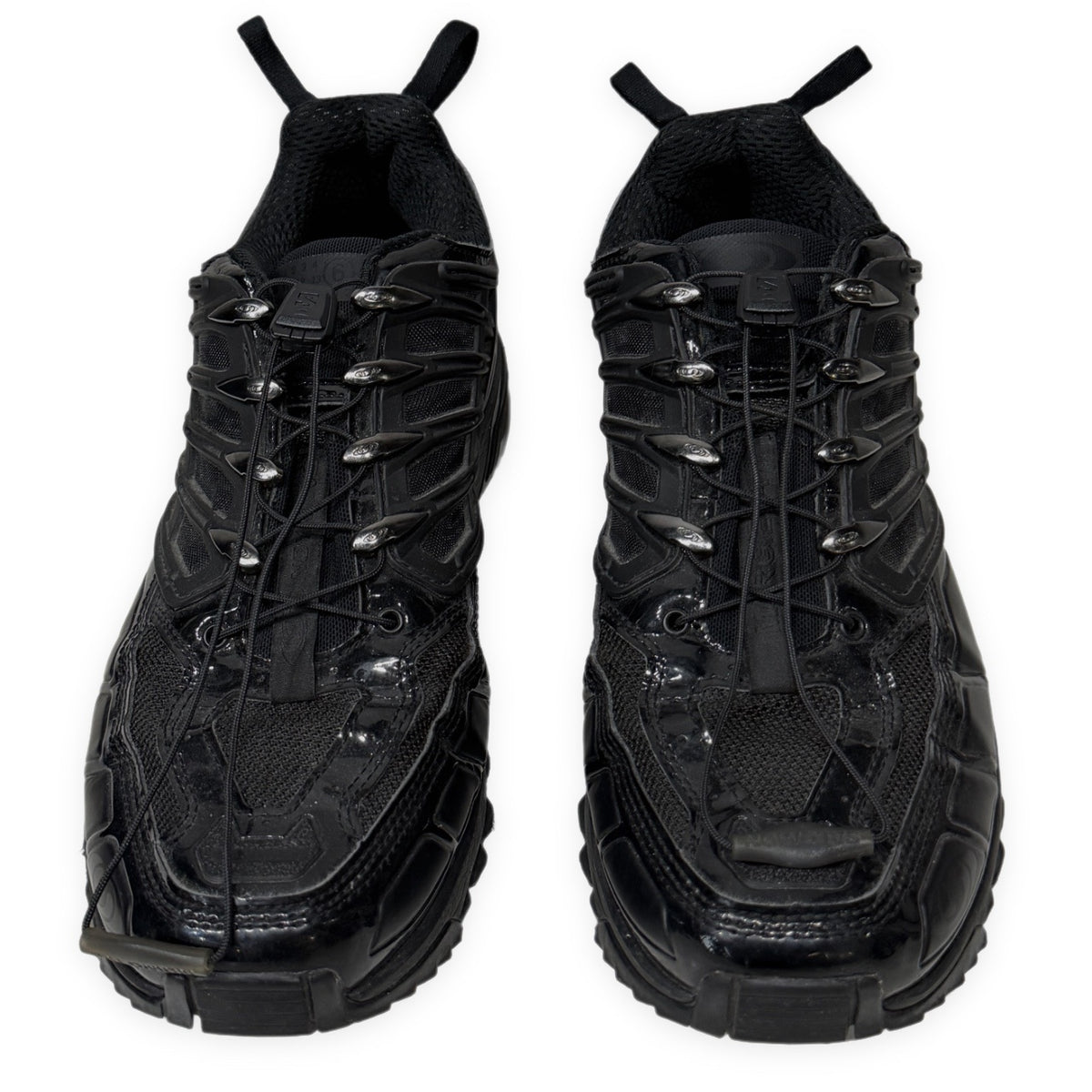 MM6 Maison Margiela × SALOMON ACS Pro Advanced Black クイックレースローカットスニーカー シューズ 靴 クツ 473928 27.5cm エムエムシックス メゾンマルジェラ サロモン メンズ