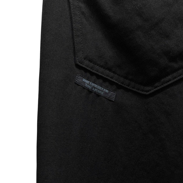 REGULATION Yohji Yamamoto 15AW ウールギャバジンスーパーサルエルテーパードワイドパンツ ボトムス ペンギンパンツ レギュレーション ヨウジヤマモト レディース