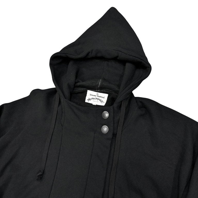 Vivienne Westwood ANGLOMANIA 15AW 魔女フードスウェットロングワンピースパーカー フーディ ブルゾン ジャケット コート ヴィヴィアンウエストウッド アングロマニア レディース