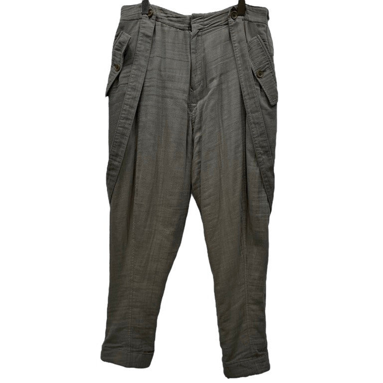 Yohji Yamamoto Pour Homme 08SS コットンガーゼサスペンダージョッパーズパンツ Archive 敗残兵期 多釦 ボトムス ミリタリー アーミー ヨウジヤマモトプールオム メンズ