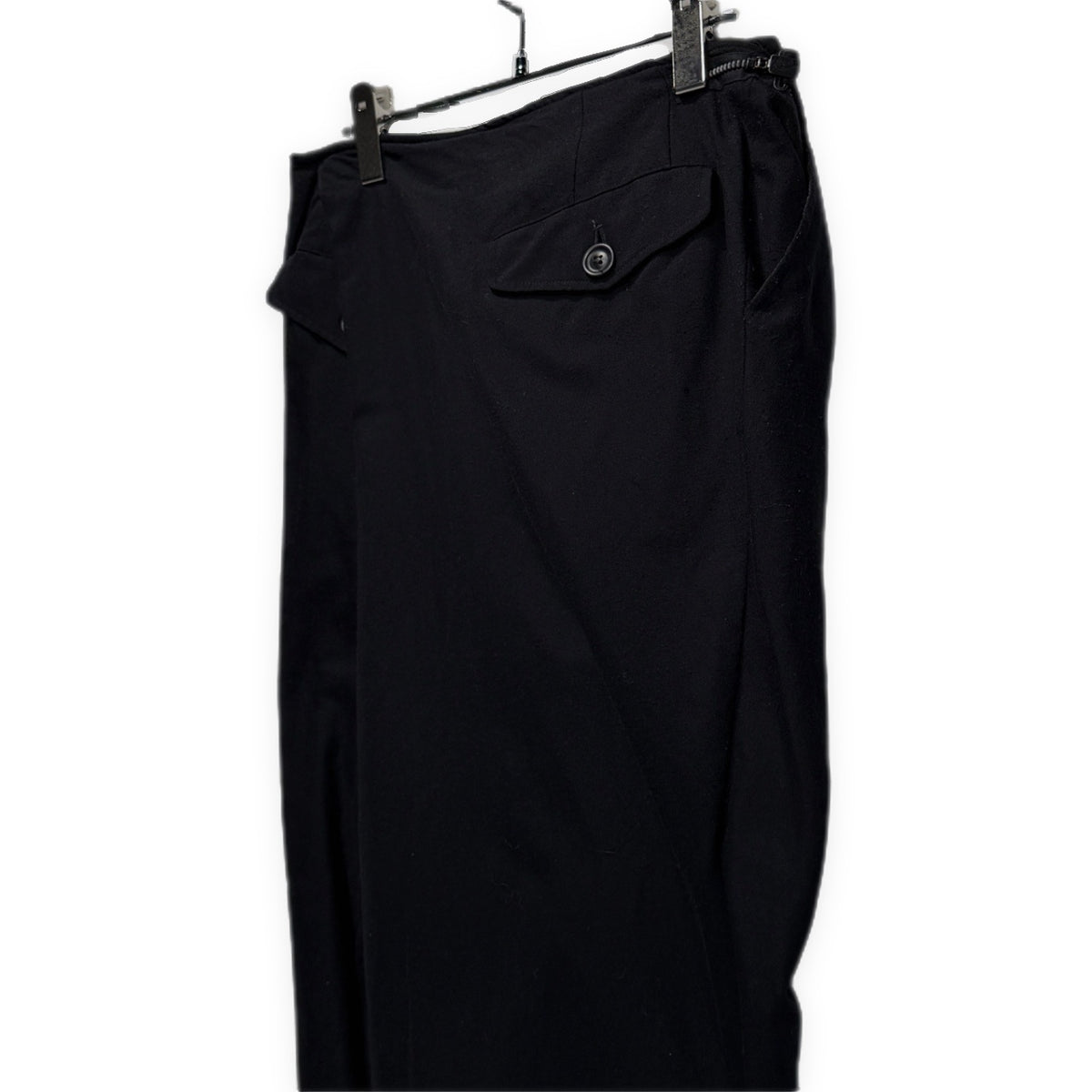 JULIUS 10AW フロントドレープカットオフクロップドラップパンツ ボトムス 10FW ユリウス メンズ