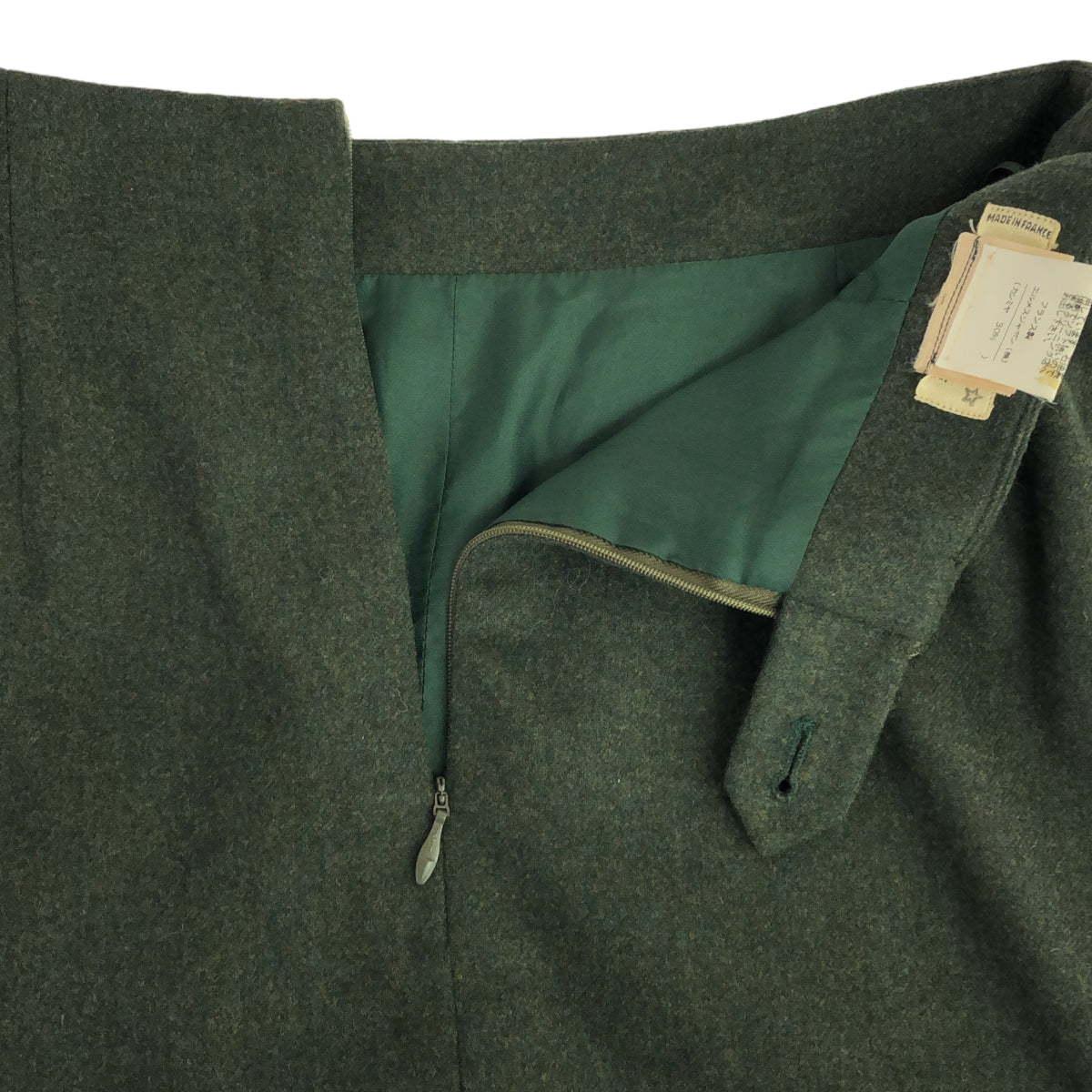 HERMES HERMES カシミヤ混スカート