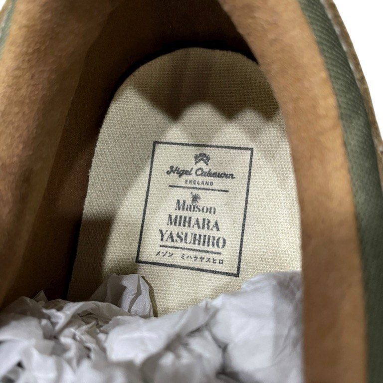 Maison MIHARA YASUHIRO × Nigel Cabourn 20AW UK SNEAKER トレーニングシューズモチーフボリュームソールローカットスニーカー 靴 クツ C05FW703 804139-62010 定価38,500円 メゾンミハラヤスヒロ ナイジェルケーボン メンズ