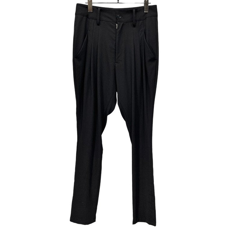 LIMI feu ウールギャバジン3タックテーパードパンツ ボトムス Yohji Yamamoto Femme ヨウジヤマモト リミフゥ レディース