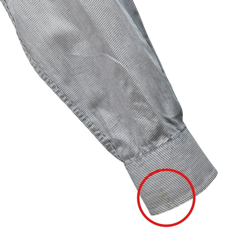 Maison Martin Margiela 10 ピンストライプチンストラップシャツ Archive ブラウス トップス メゾンマルタンマルジェラ メンズ