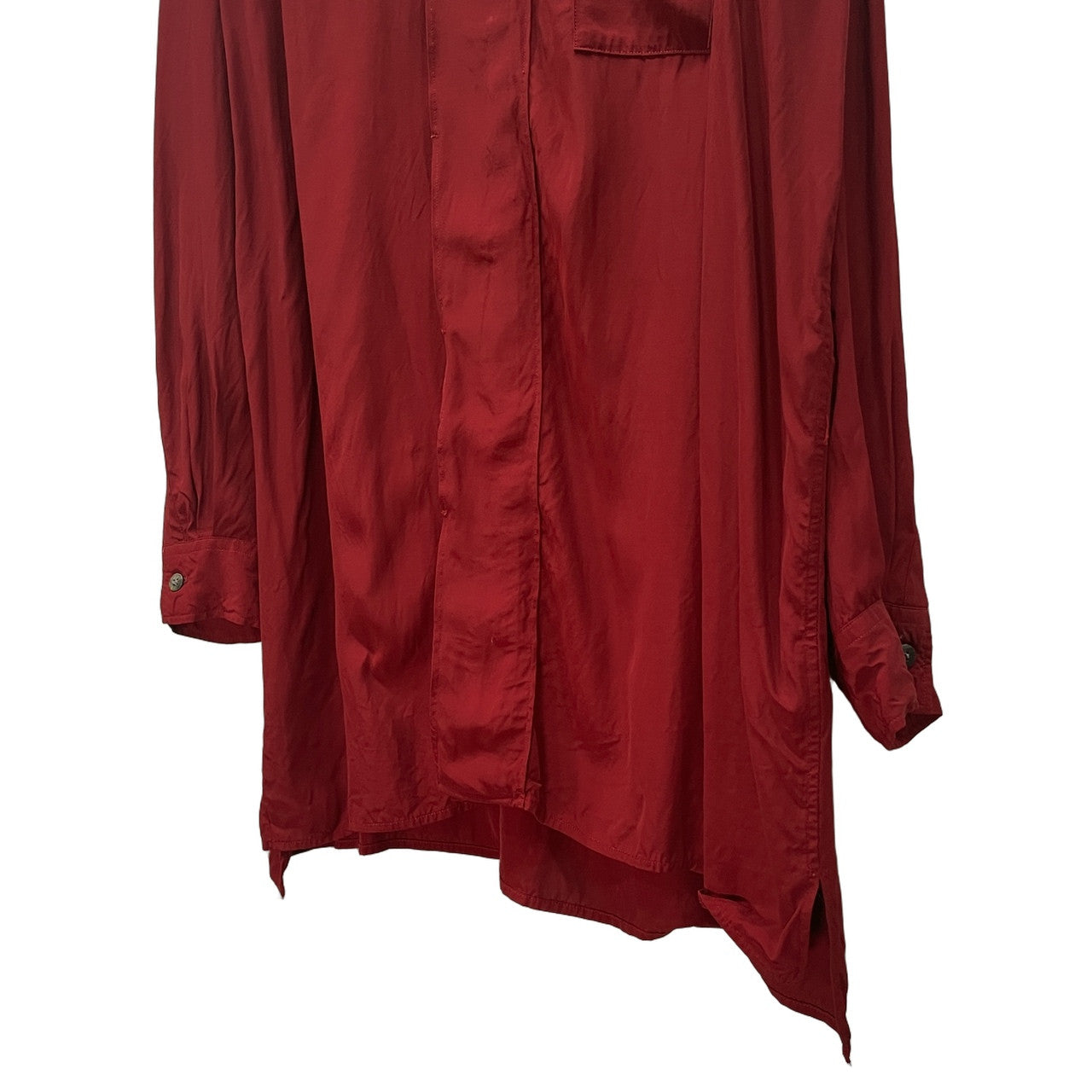 Y's for men レーヨンスクエアカットオーバーサイズフライフロントシャツ ブラウス Archive 90s 比翼 トップス Yohji Yamamoto Pour Homme ヨウジヤマモトプールオム ワイズフォーメン メンズ