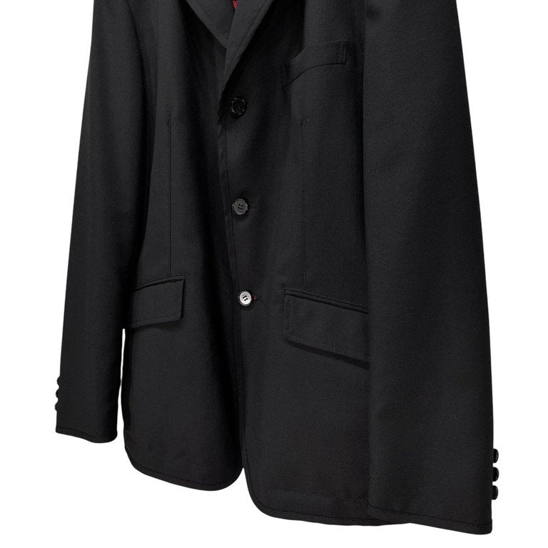 COMME des GARCONS HOMME 20SS ウールトロピカルリバーシブル3Bテーラードジャケット ブレザー ブルゾン コート アウター コムデギャルソンオム メンズ
