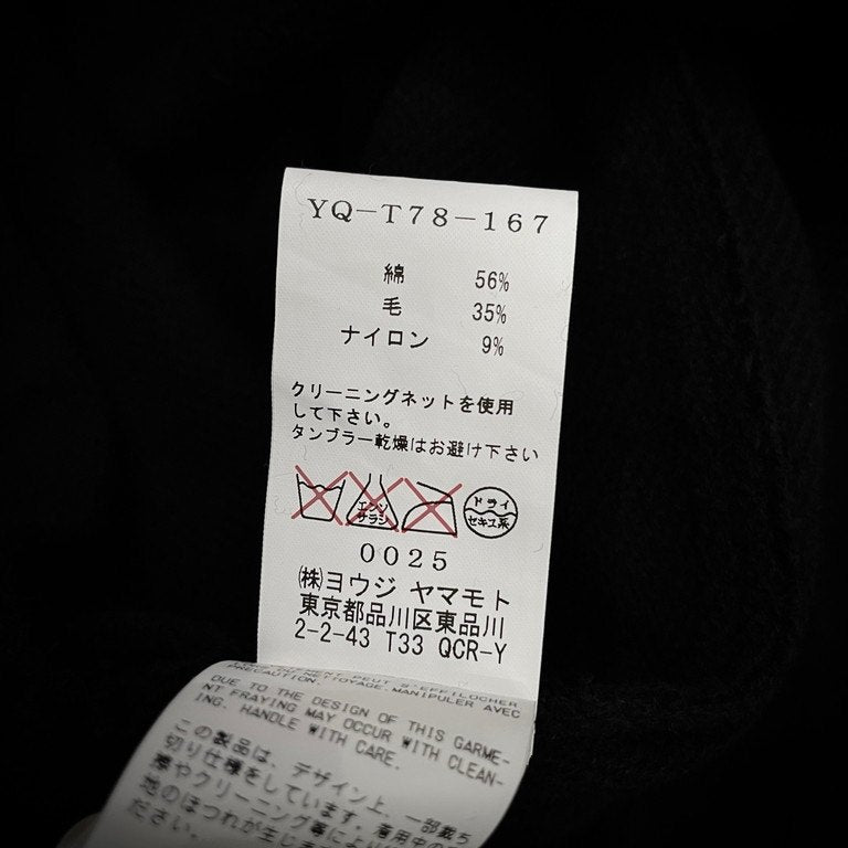 Y's ツイードカットオフピン留めプリーツ巻きスカート パンツ ボトムス Archive Yohji Yamamoto Femme ヨウジヤマモトファム ワイズ レディース