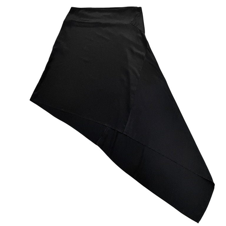 LIMI feu アシンメトリーカットサイドジップオーバースカート 巻き ボトムス パンツ Yohji Yamamoto Femme リミフゥ ヨウジヤマモト レディース