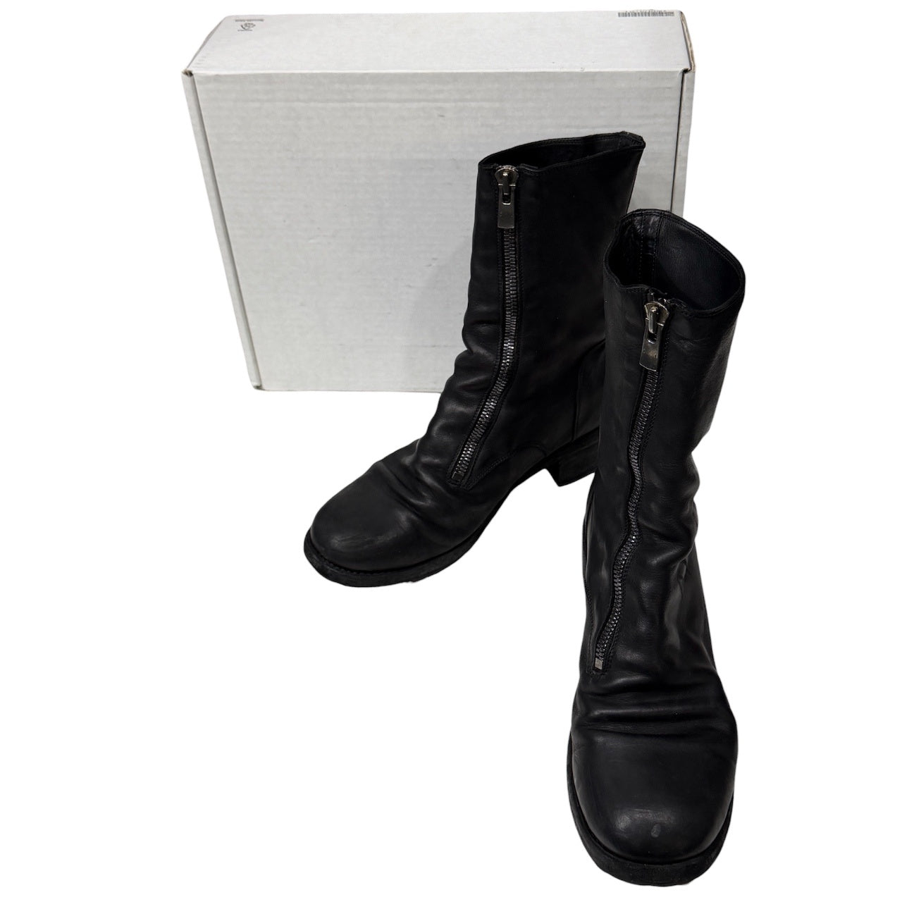 Yohji Yamamoto Pour Homme × GUIDI 23AW SOFT CALF LEATHER FRONT ZIPPER BOOTS ソフトカーフレザーフロントジッパーブーツ HJ-E23-774 788SZ_Y シューズ Vibram 定価265,100円 ヨウジヤマモトプールオム グイディ メンズ