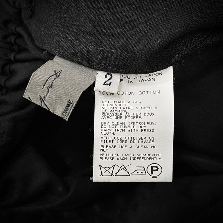 Yohji Yamamoto Pour Homme 16AW カツラギコットンワイドイージーワークパンツ ボトムス 葛城綿 ヨウジヤマモトプールオム メンズ