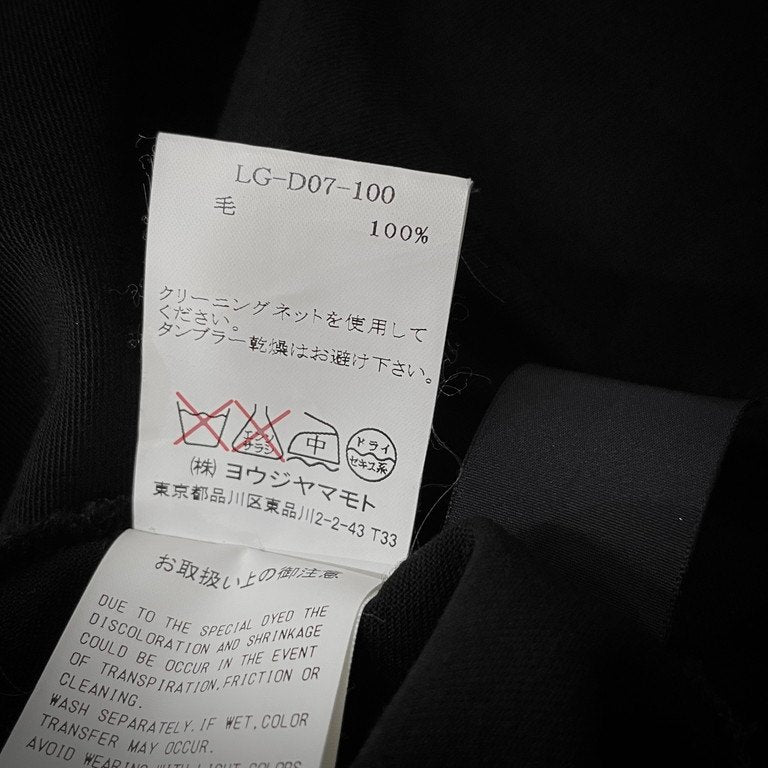 LIMI feu ウールギャバジンノースリーブ立体ネックワンピース 変形 トップス アウター ブラウス Yohji Yamamoto Femme リミフゥ ヨウジヤマモト レディース