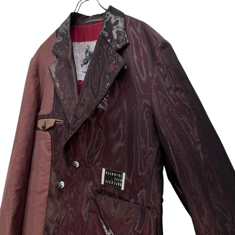 JUVENILE HALL ROLLCALL インサイドアウトアシンメトリーテーラードジャケット 切替 ブルゾン アウター ジュベナイルホールロールコール メンズ