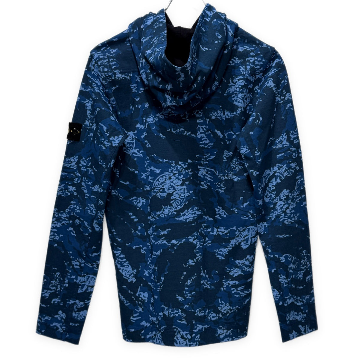 STONE ISLAND JUNIOR 13SS 天竺カモフラージュ柄プリントプルオーバーフーディ パーカー 迷彩 総柄 ロゴ トップス ストーンアイランド ジュニア レディース キッズ
