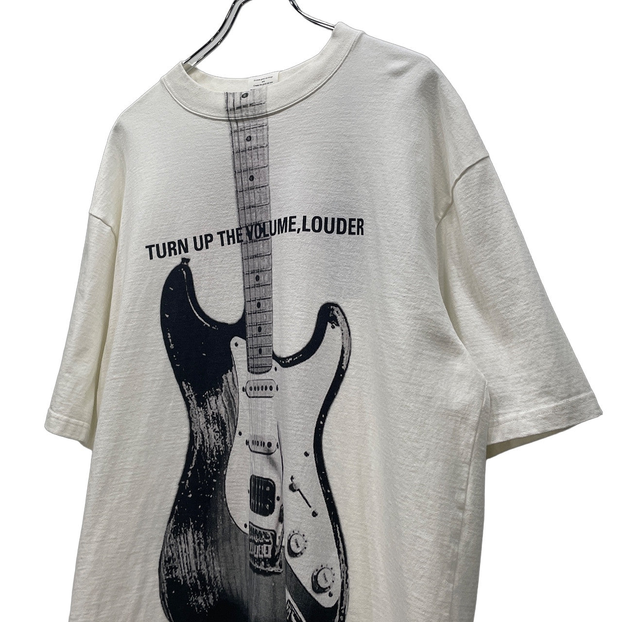 TALKING ABOUT THE ABSTRACTION 25SS SMOUDGE T-SHIRT バッククロス刺繍ギタープリントTシャツ カットソー Tee T-shirt トップス 未使用タグ付き NPT-T-007 定価24,200円 TATA トーキングアバウト ジ アブストラクション