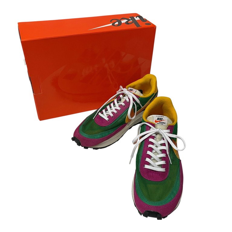 NIKE × sacai LD WAFFLE PINE GREEN / CLAY ORENGE-DEL SOL BV0073-301 ドッキングメッシュローカットスニーカー シューズ 靴 クツ 27cm ナイキ サカイ メンズ