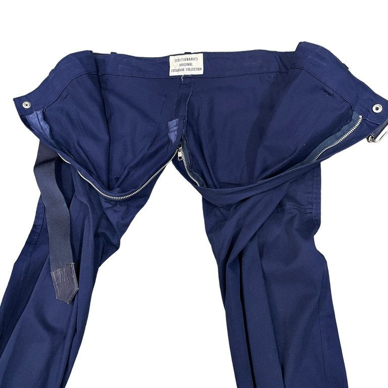 SEDITIONARIES by A STORE ROBOT コットンツイルブルーボンテージパンツ セディショナリーズ アストアロボット