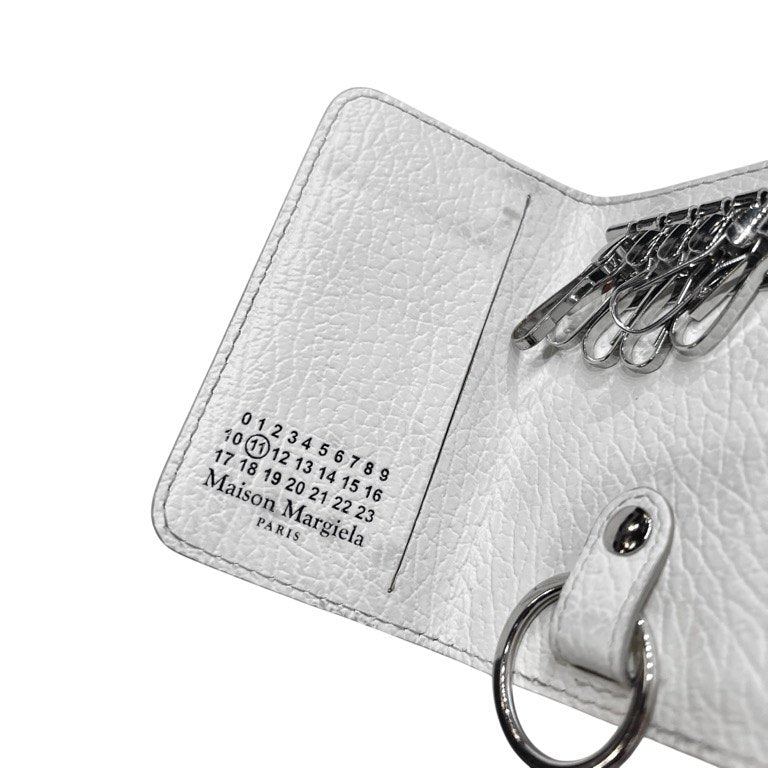 Maison Margiela 11 レザー6連キーケース ファッション小物 SA3UA0001 P4455 T1003 定価39,800円 ほぼ未使用 メゾンマルジェラ メンズ レディース ユニセックス