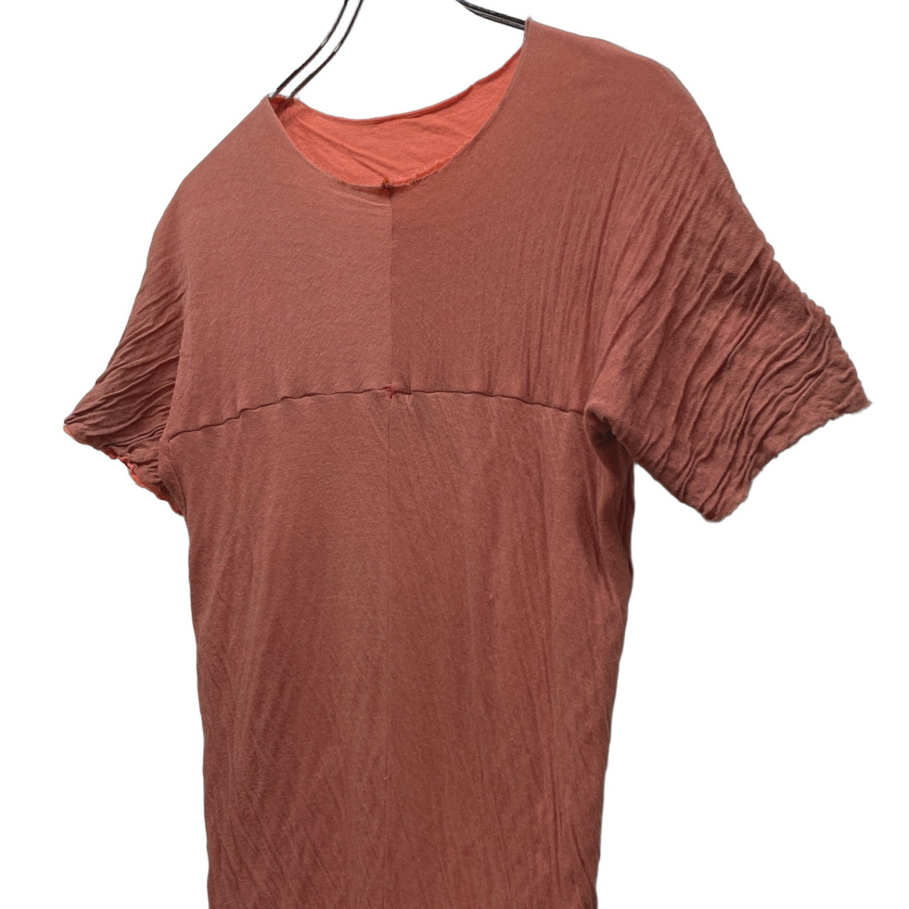 m.a+ ワンピースパターンクロスステッチダブルガーゼカットオフカットソー Tシャツ Tee T-shirt トップス 半袖 エムエークロス メンズ