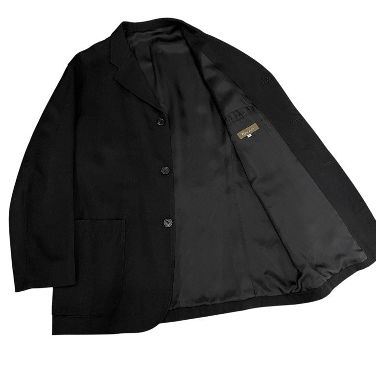 Y's for men ウールギャバジン3Bオーバーサイズテーラードジャケット ブルゾン コート アウター Archive 90s Yohji Yamamoto Pour Homme ヨウジヤマモトプールオム ワイズフォーメン メンズ