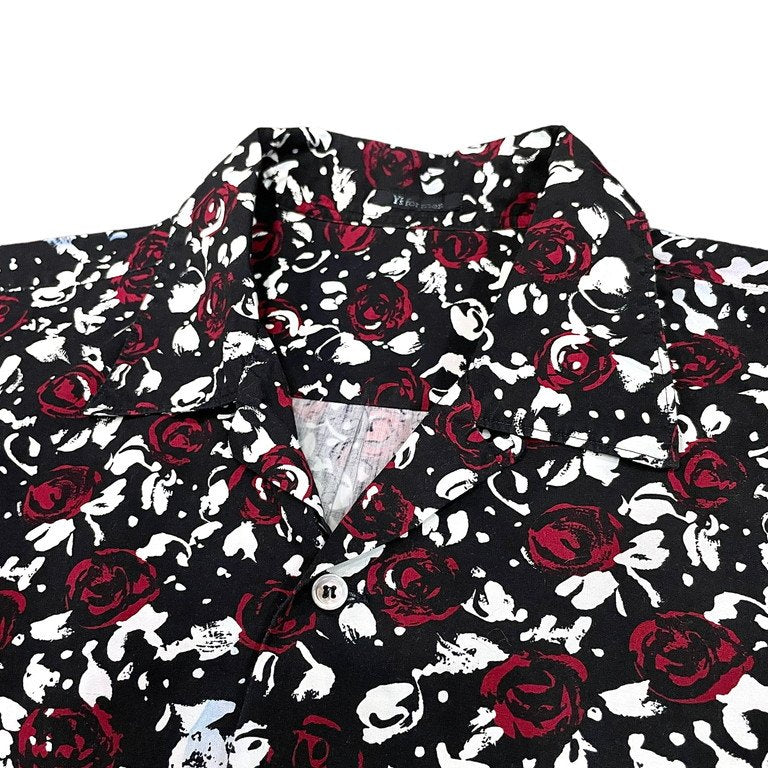 Y's for men ローズプリントオープンカラーシャツ 半袖 花柄 開襟 Archive 90s Yohji Yamamoto