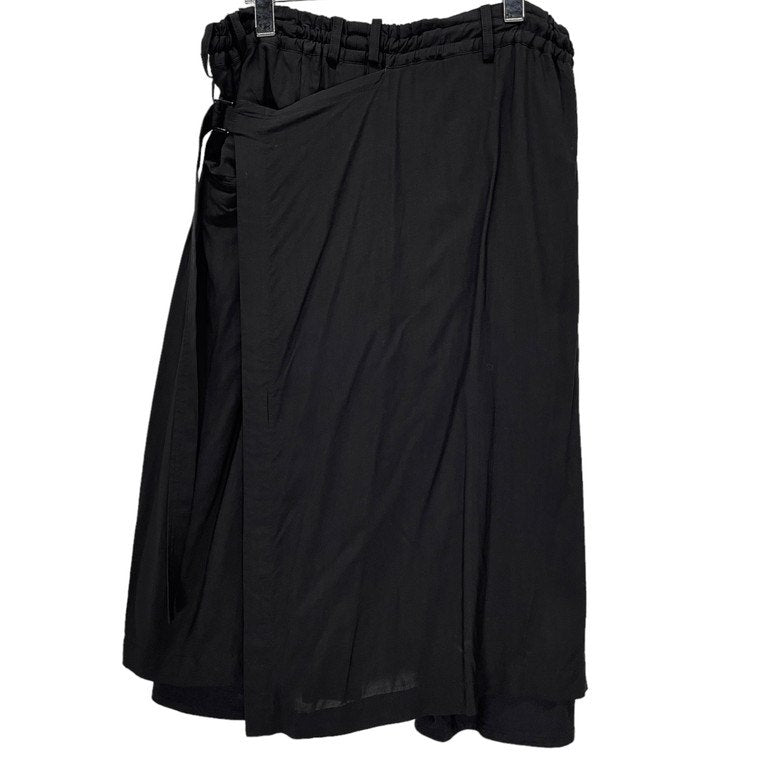 Ground Y 18SS Wrap Pants Type 2 レーヨンコットン切替レイヤードベルテッドラップパンツ 定価47,520円