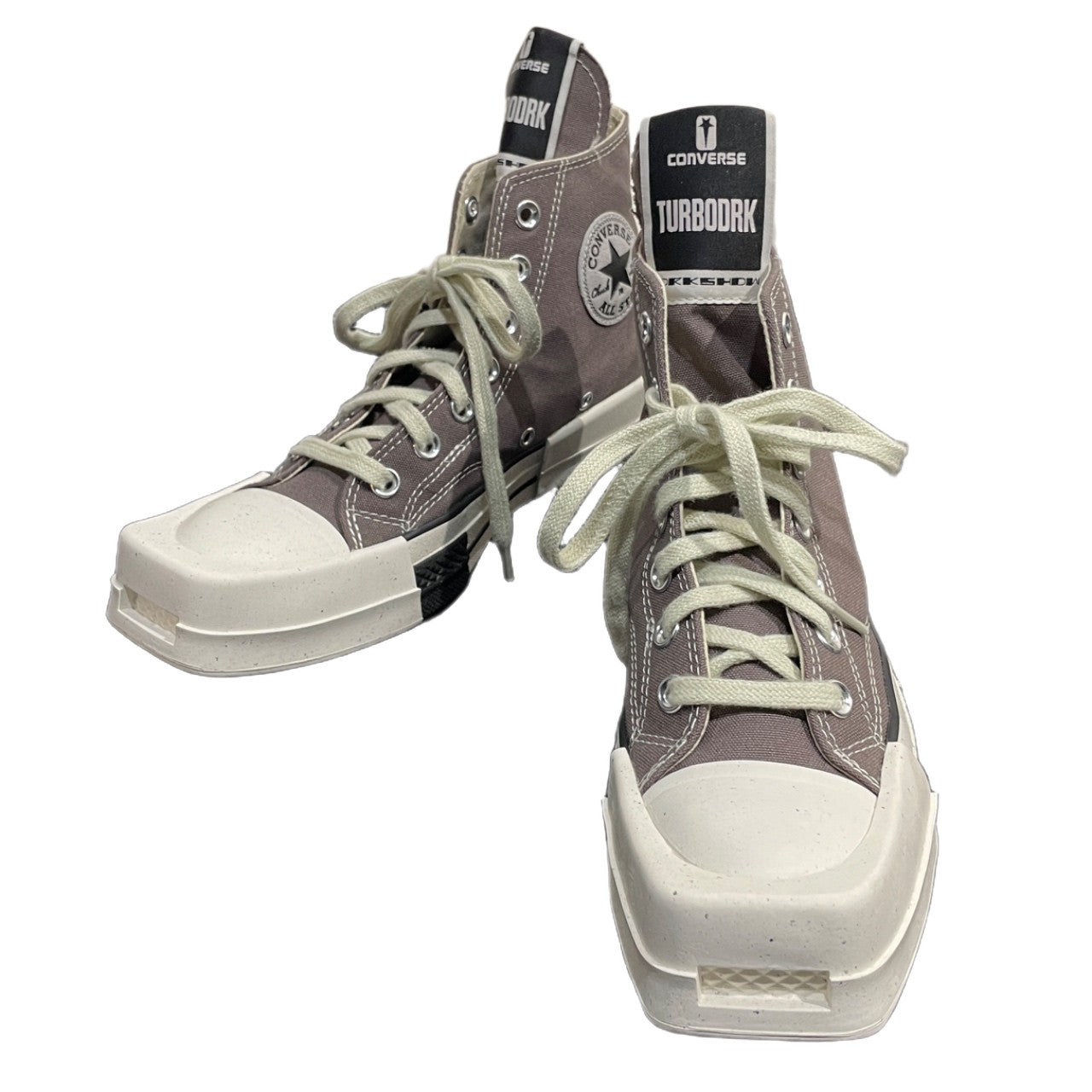 Rick Owens DRKSHDW × CONVERSE TURBODRK Laceless Chuck Taylor All Star 70 Hi ロングシュータンレースアップハイカットスニーカー チャックテイラー シューズ 靴 クツ A03938C DC01CX938 A03R0 リックオウエンス コンバース