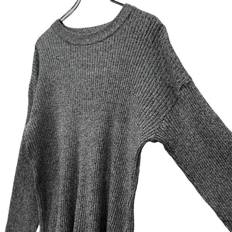 ISSEY MIYAKE MEN 93SS リブ編みクルーネックコットンニットセーター サマーセーター トップス Archive 90s イッセイミヤケメン メンズ