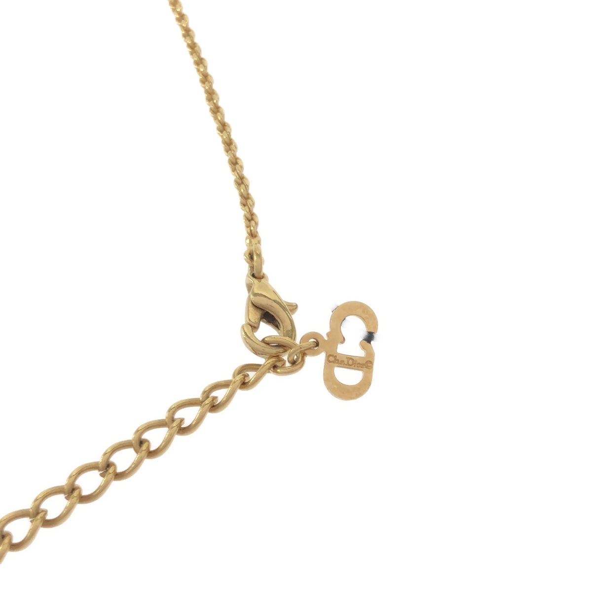 Christian Dior Christian Dior ネックレス CDロゴ ハート