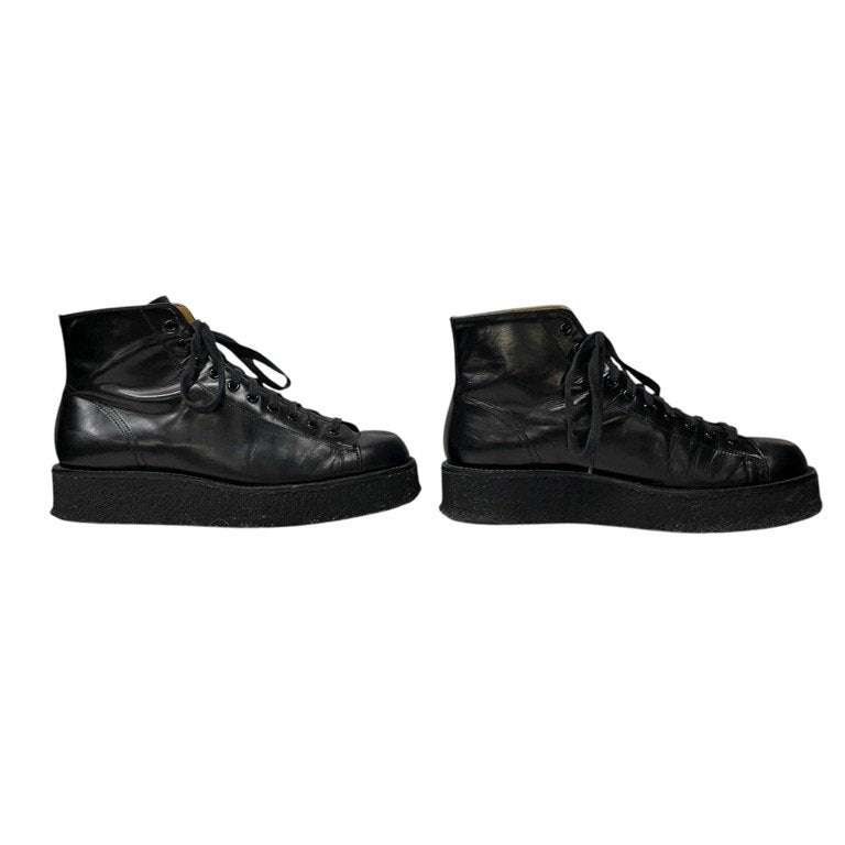 REGULATION Yohji Yamamoto MEN レザー10ホールデミブーツ シューズ 靴 クツ Pour Homme Y's for men ヨウジヤマモトプールオム ワイズフォーメン レギュレーション メンズ