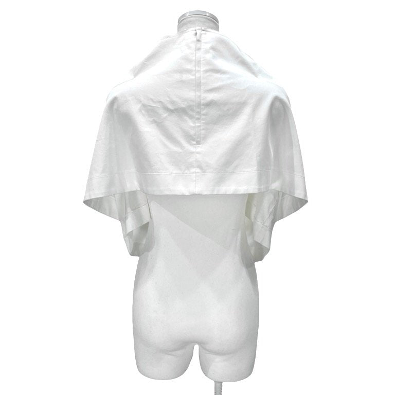 COMME des GARCONS 20SS カットオフ脱構築オフショルダートップス ブラウス シャツ 裁ち切り 切りっぱなし 変型 Archive Orlando オルランド コムデギャルソン レディース