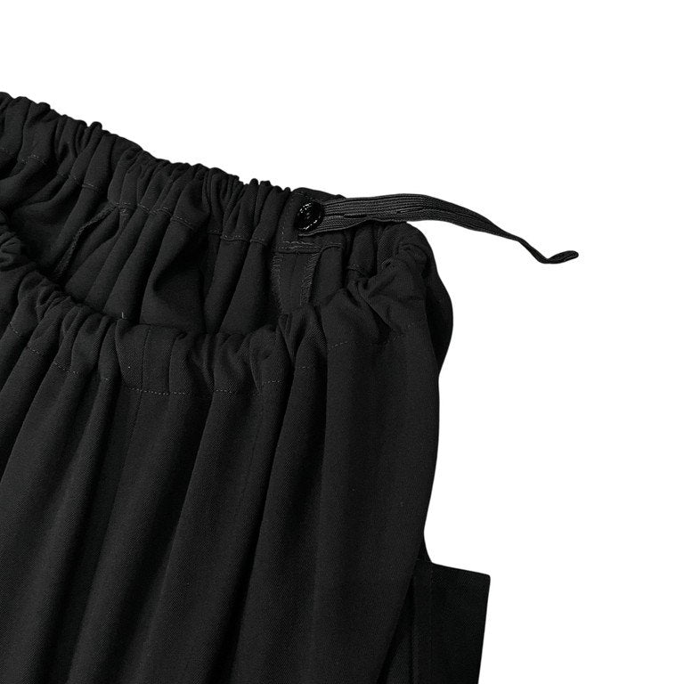 LIMI feu ウールギャバジンサルエルクロップドワイドキュロットパンツ ボトムス Yohji Yamamoto リミフゥ ヨウジヤマモト レディース