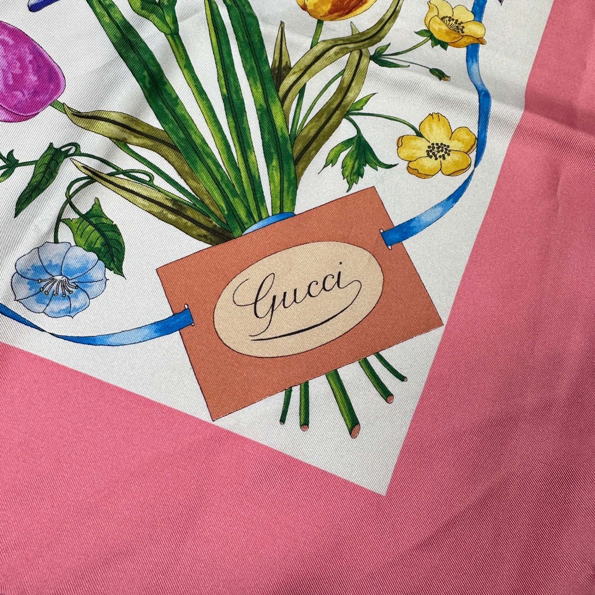GUCCI GUCCI スカーフ フローラル