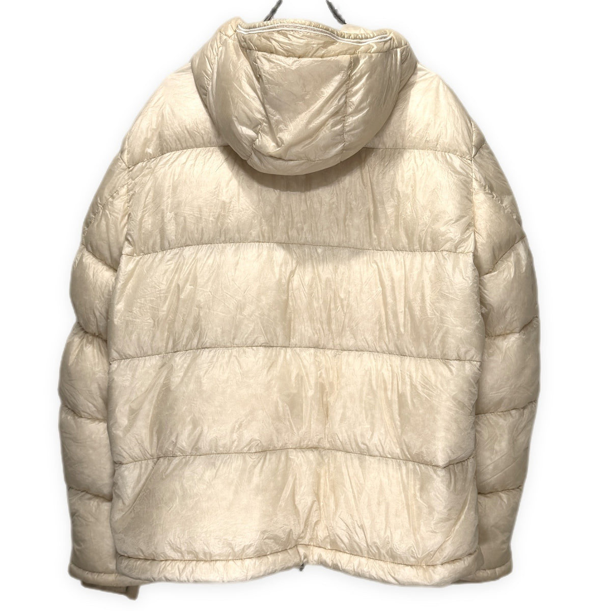 STONE ISLAND 14AW GARMENT DYED DOWN_26 GR X SQM_N ガーメントダイホワイトダックダウンジャケット ブルゾン コート アウター XL 製品染め ストーンアイランド メンズ