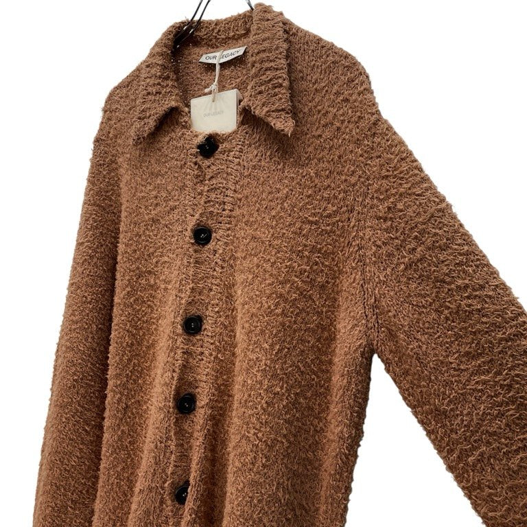 OUR LEGACY 22SS BIG CARDIGAN CARAMEL CLOUDY COTTON レザーボタンキャラメルクラウディコットンニットカーディガン タグ付き アワーレガシー メンズ