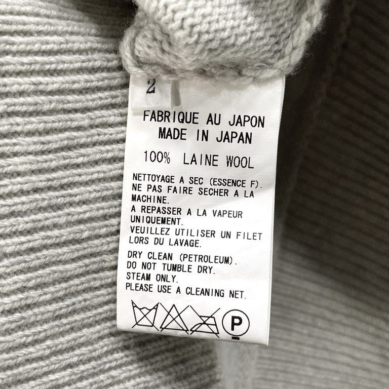 Y's スクエアシルエットサイドボタンアップハイネックニットセーター 変形 トップス ドルマン Yohji Yamamoto Femme ヨウジヤマモトファム ワイズ レディース