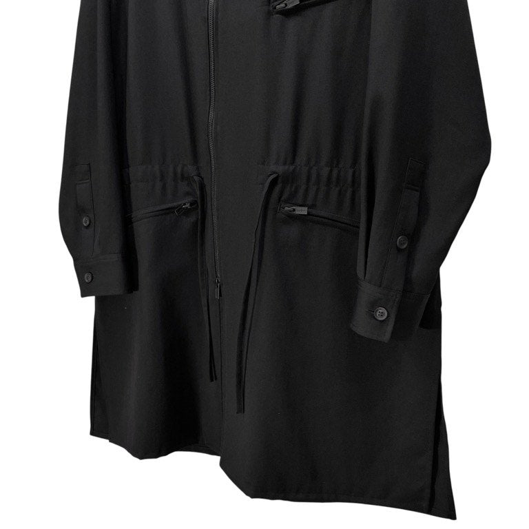 Yohji Yamamoto Pour Homme 22AW WOOL GABARDINE FASTENER BLOUSON ウールギャバジンファスナーロングブルゾン ジャケット コート シャツ Archive ヨウジヤマモトプールオム メンズ