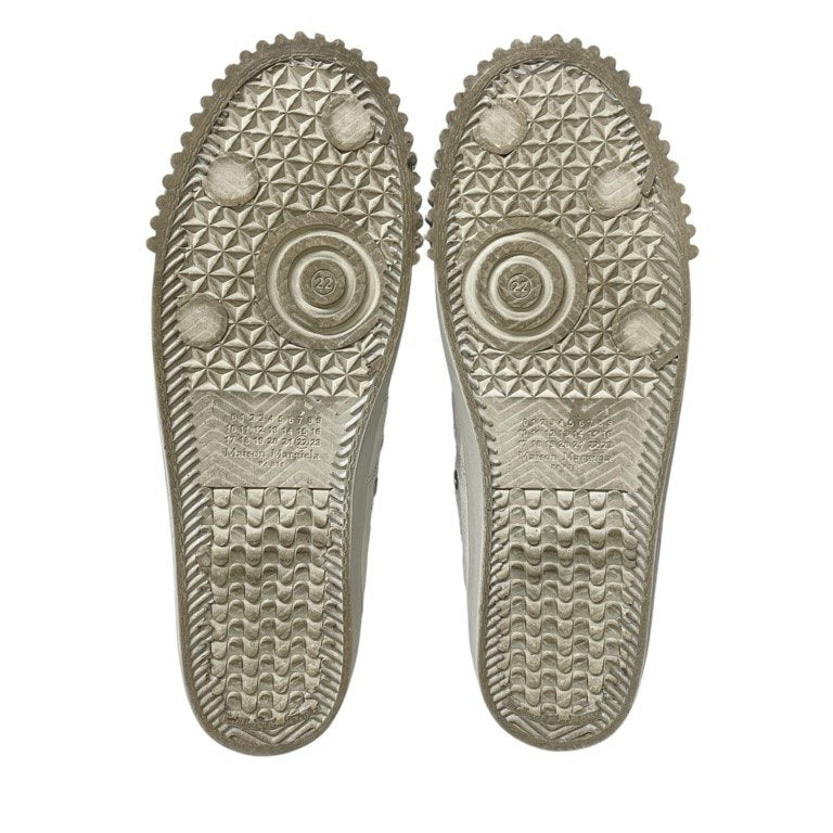 Maison Margiela 22 23SS NEW EVOLUTION LOW ニューエボリューション キャンバスカットアウトカーフレザーローカットスニーカー シューズ 靴 クツ 定価122,100円 S57WS0391 P5063 メゾンマルジェラ メンズ