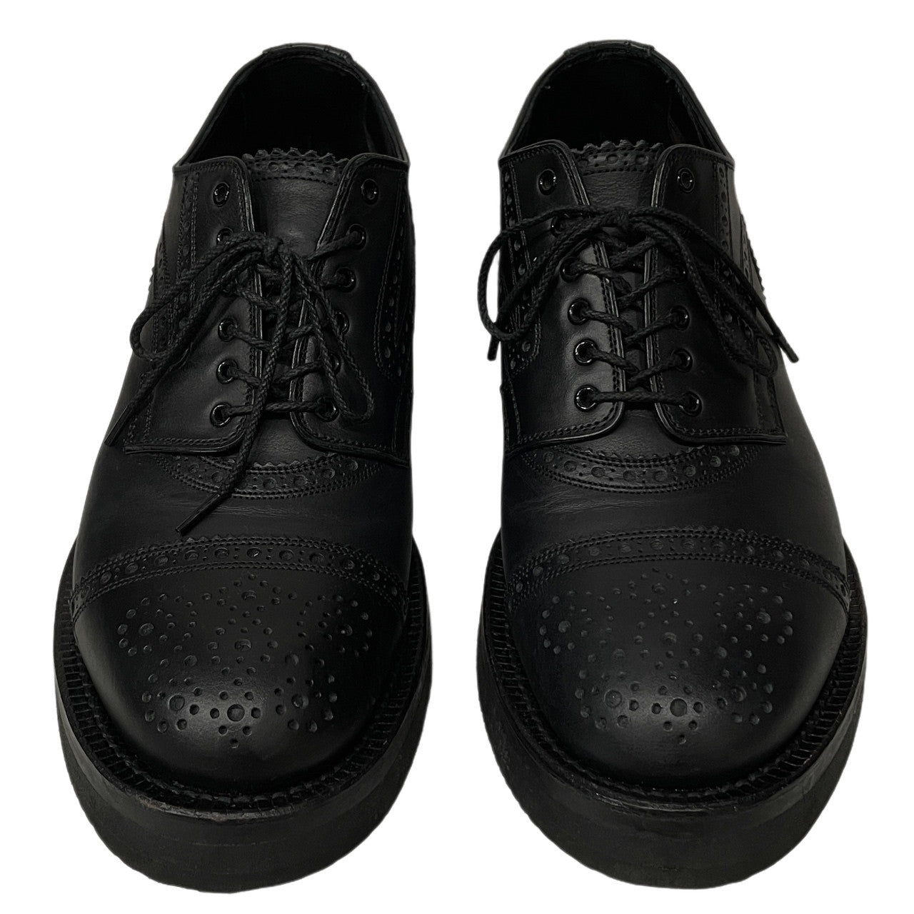 foot the coacher MENDELL VIBRAM SOLE 6ホールレースアップウイングチップシューズ 短靴 ブーツ メダリオン ブローグ 8 1/2 定価68,200円 フットザコーチャー メンズ