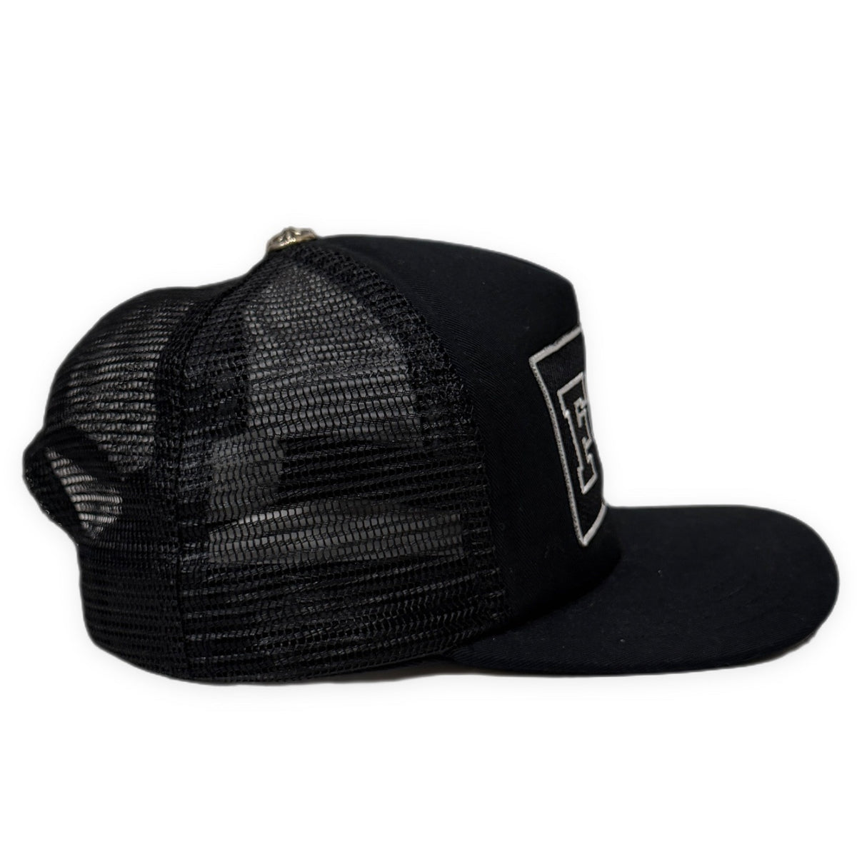 CHROME HEARTS × FOTI スクロールラベルパッチメッシュキャップ クロスボール 帽子 ハット 服飾雑貨 小物 CH クロムハーツ Joe Foti フォティ メンズ レディース ユニセックス