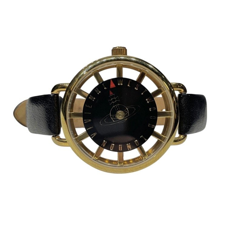 Vivienne Westwood 腕時計 プリムローズ オーブ ウォッチ 定価42,900円 ブラック ゴールド ヴィヴィアンウエストウッド レディース