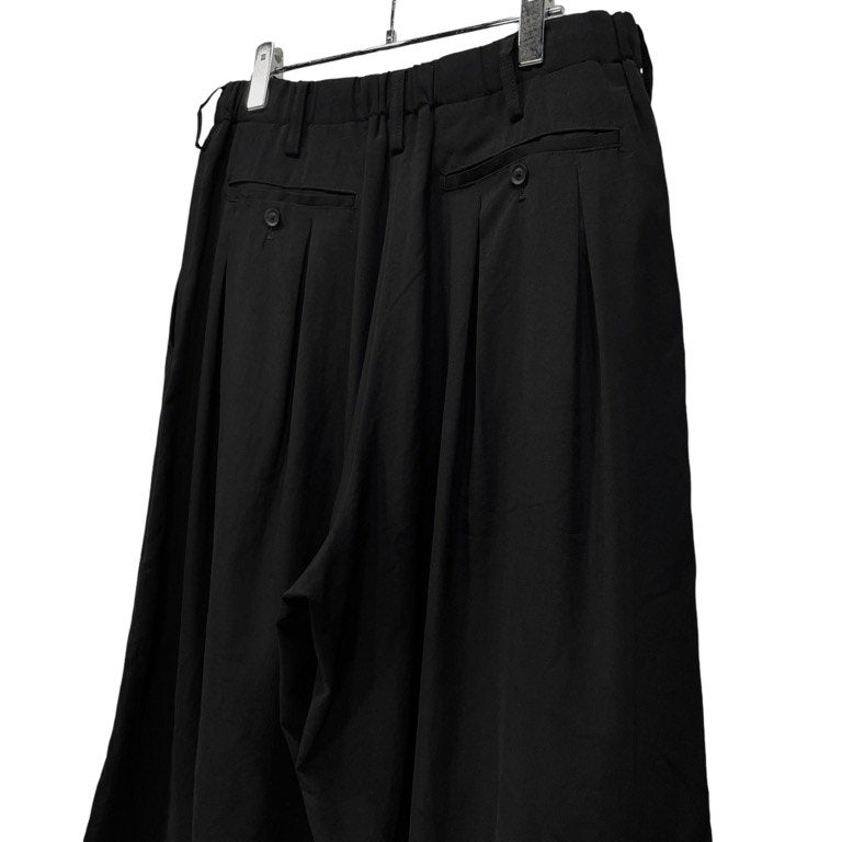 Yohji Yamamoto Pour Homme 20SS トリアセテートポリエステルタキシードクロスダッククロップドパンツ ボトムス ヨウジヤマモトプールオム メンズ