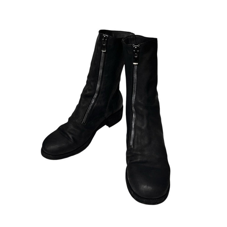 Yohji Yamamoto Pour Homme × GUIDI 23AW SOFT CALF LEATHER FRONT ZIPPER BOOTS ソフトカーフレザーフロントジッパーブーツ HJ-E23-774 シューズ Vibram 定価265,100円 ヨウジヤマモトプールオム グイディ メンズ