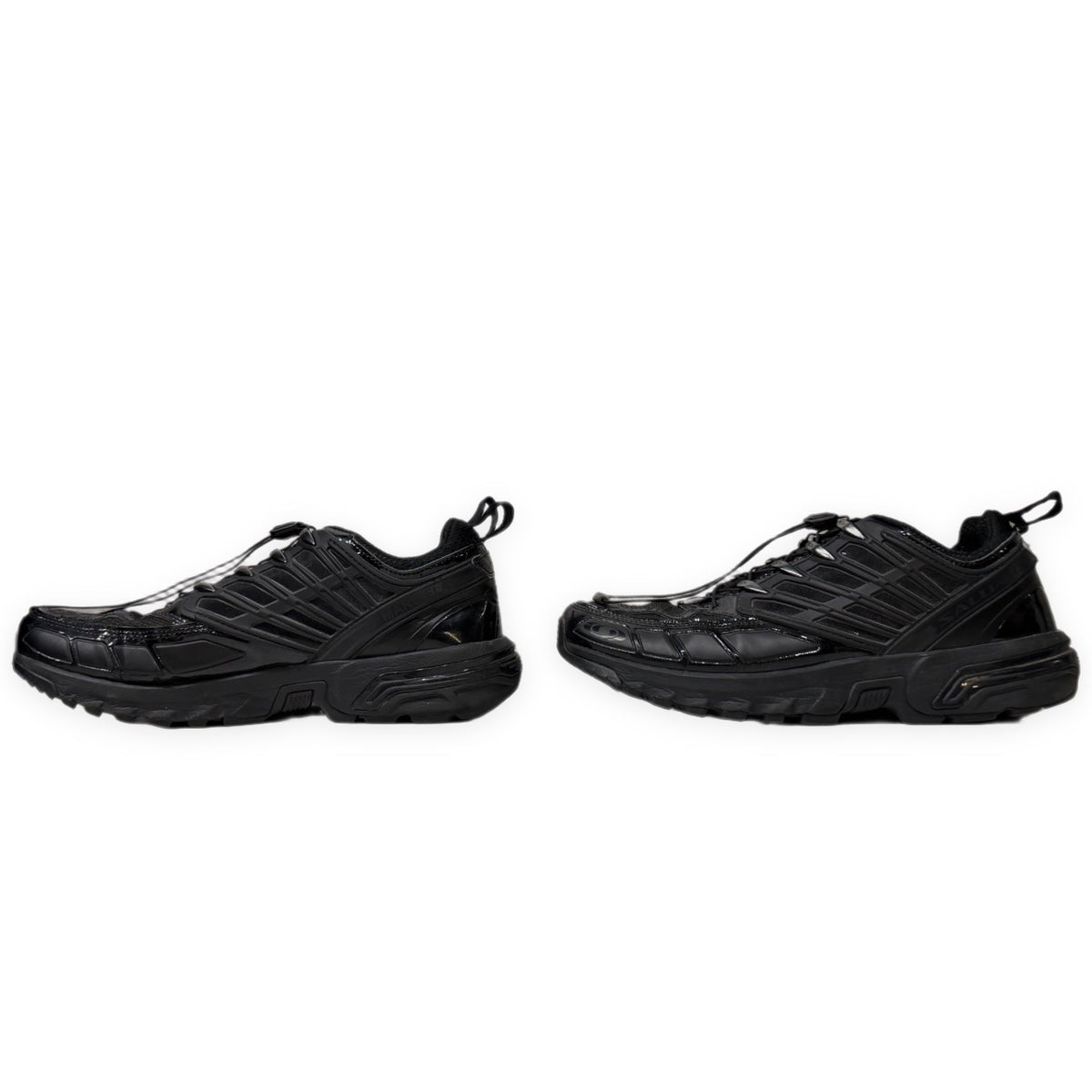 MM6 Maison Margiela × SALOMON ACS Pro Advanced Black クイックレースローカットスニーカー シューズ 靴 クツ 473928 27.5cm エムエムシックス メゾンマルジェラ サロモン メンズ