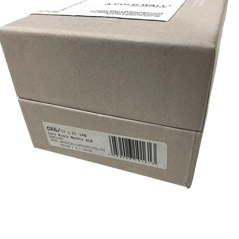 A-COLD-WALL × RETROSUPERFUTURE OX6 CARO ブラックマーブルフレームスクエアサングラス 眼鏡 メガネ アイウェア UVプロテクション ACW 服飾雑貨 ア コールドウォール レトロスーパーフューチャー メンズ レディース ユニセックス