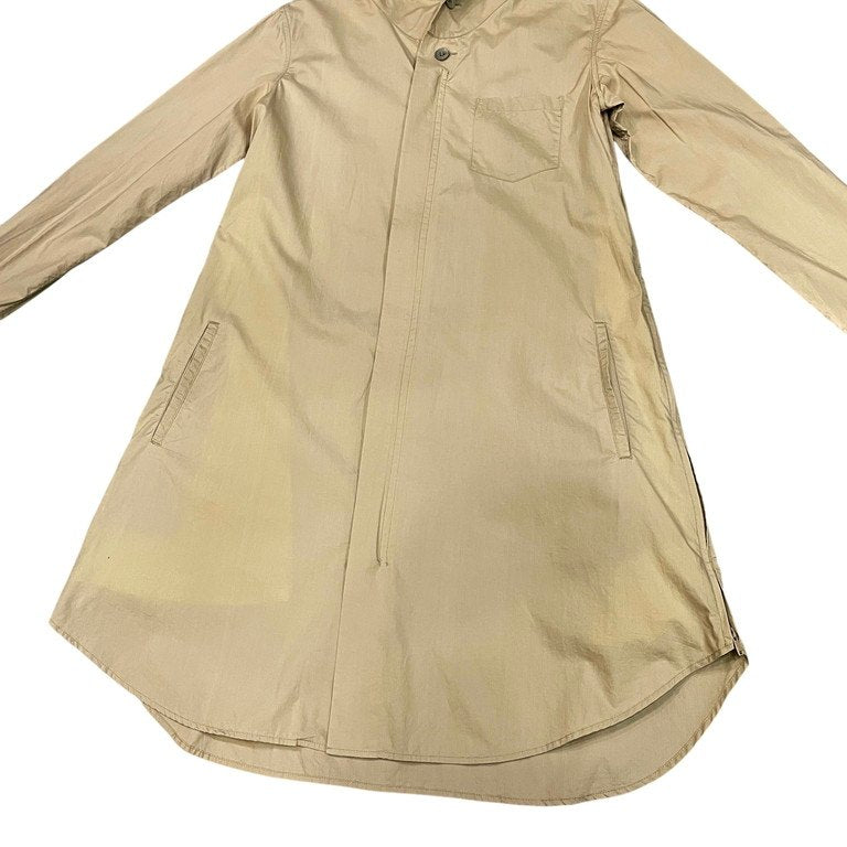 Y-3 サイドジップメッシュフレアフーデッドロングシャツ フード ブラウス トップス ライトコート Yohji Yamamoto adidas ワイスリー ヨウジヤマモト アディダス メンズ レディース ユニセックス