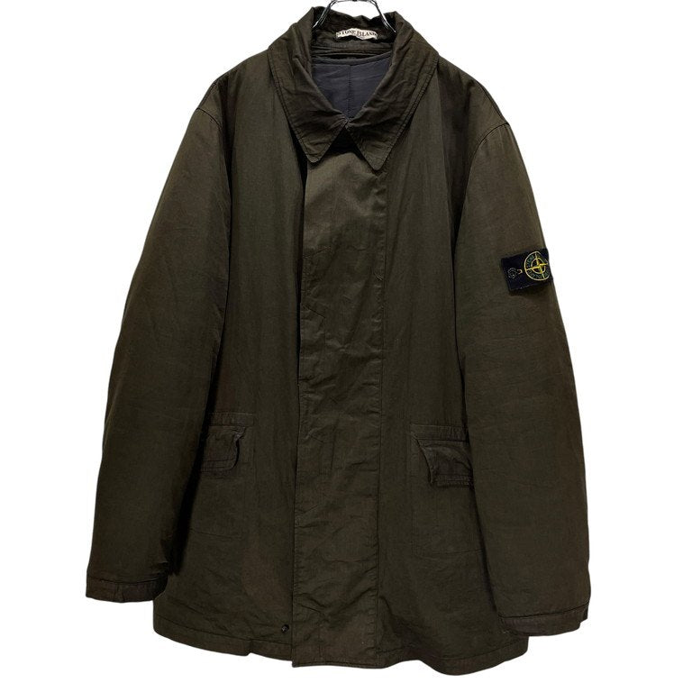 STONE ISLAND 03AW RASO GOMMATO コーティングコットンキルティングライナーコート ジャケット Archive 00s ブルゾン アウター Paul Harvey ポールハーヴェイ Massimo Osti ストーンアイランド メンズ